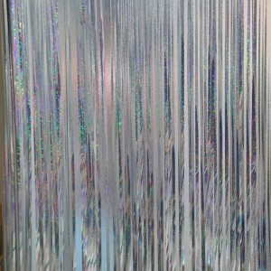 卸売り1*2m誕生日パーティーのためのホイルレインカーテン